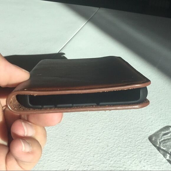 Samsung Galaxy Note 6 Leather Wallet Folio (L) - Picture 4 of 7